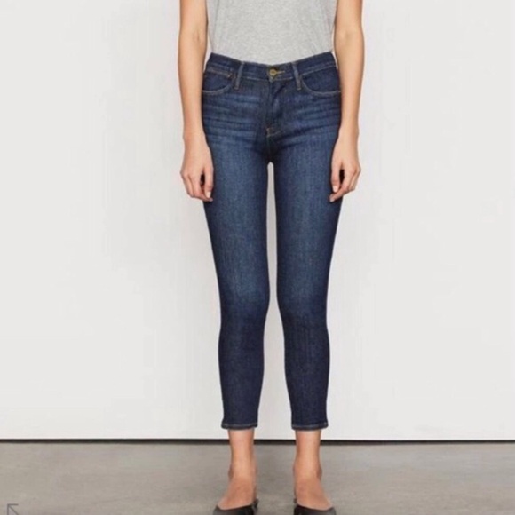 Frame Lehigh crop skinny jean - Picture 1 of 9